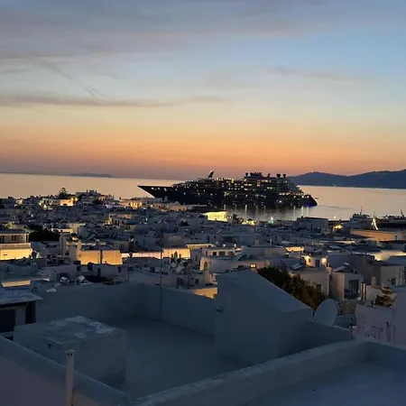 Nyaraló Mykonos 3 Bedroom With Panoramic Sea And Town Views Mykonos Town