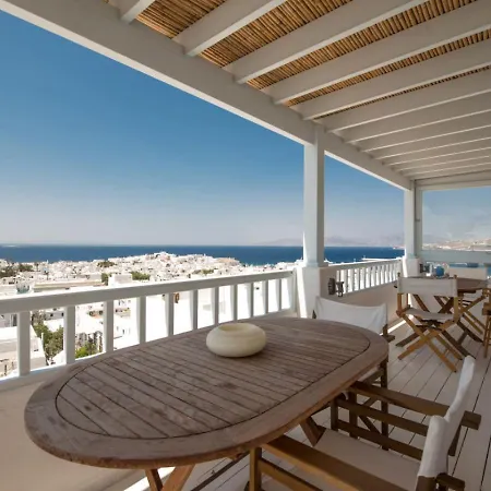 Mykonos 3 Bedroom With Panoramic Sea And Town Views Nyaraló *