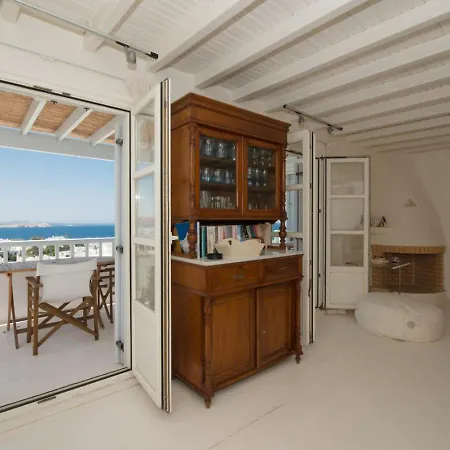 Mykonos 3 Bedroom With Panoramic Sea And Town Views Дом отдыха *