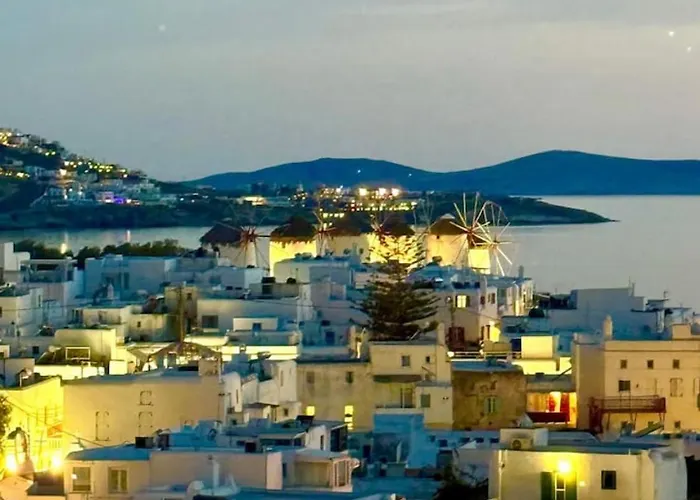 Mykonos 3 Bedroom With Panoramic Sea And Town Views Дом отдыха Mykonos Town