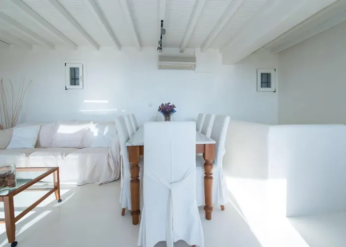 Дом отдыха Mykonos 3 Bedroom With Panoramic Sea And Town Views *