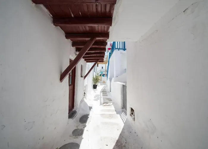 Mykonos 3 Bedroom With Panoramic Sea And Town Views Дом отдыха